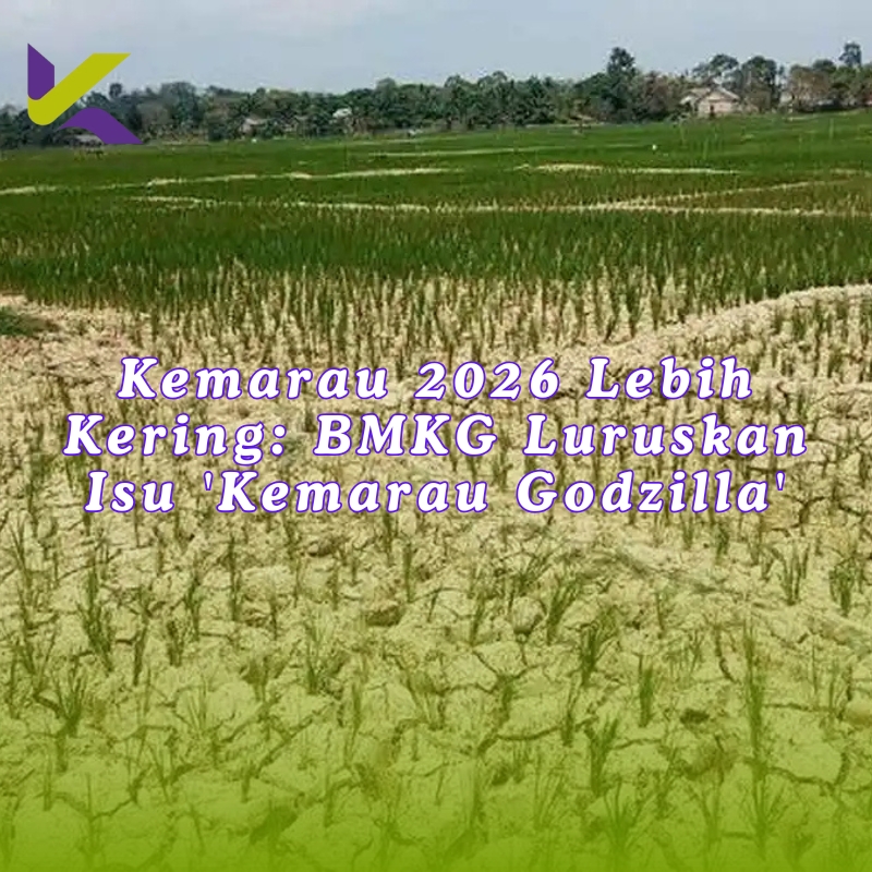 Kemarau 2026 Lebih Kering: BMKG Luruskan Isu ‘Kemarau Godzilla’
