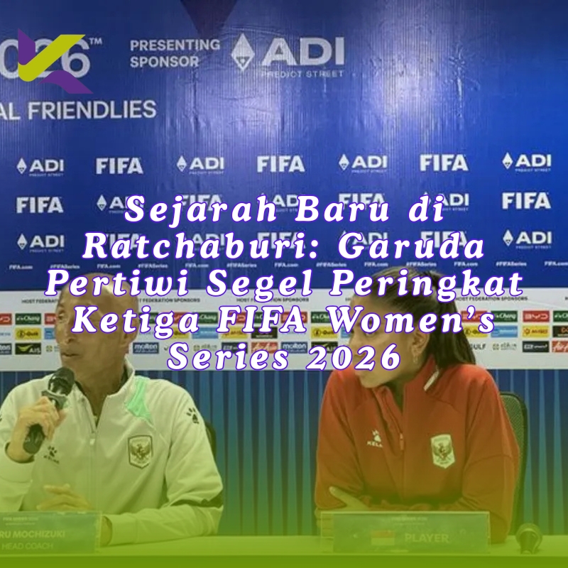 Sejarah Baru di Ratchaburi: Garuda Pertiwi Segel Peringkat Ketiga FIFA Women’s Series 2026