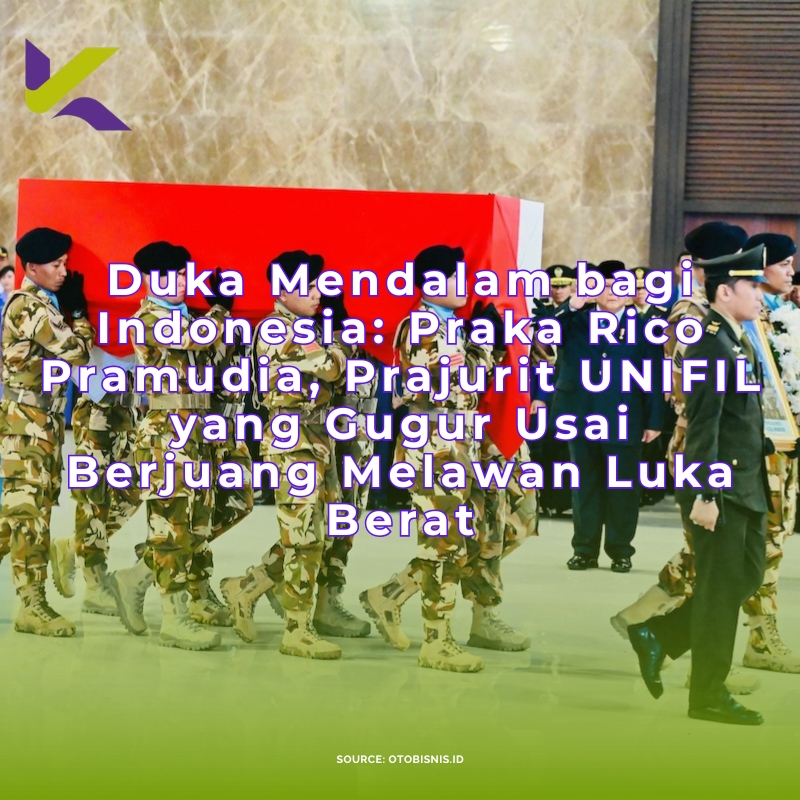 Duka Mendalam bagi Indonesia: Praka Rico Pramudia, Prajurit UNIFIL yang Gugur Usai Berjuang Melawan Luka Berat