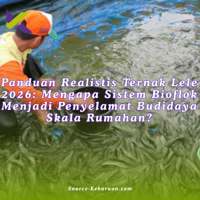 Panduan Realistis Ternak Lele 2026: Mengapa Sistem Bioflok Menjadi Penyelamat Budidaya Skala Rumahan?