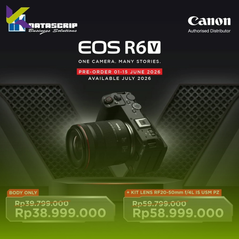 Spesifikasi Utama Canon EOS R6 V, Kamera Andalan Kreator Konten