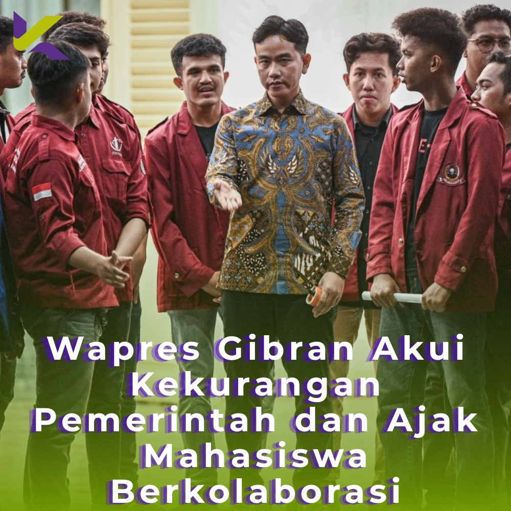 Wapres Gibran Akui Kekurangan Pemerintah dan Ajak Mahasiswa Berkolaborasi