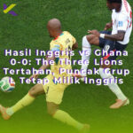 Hasil Inggris vs Ghana 0-0: The Three Lions Tertahan, Puncak Grup L Tetap Milik Inggris