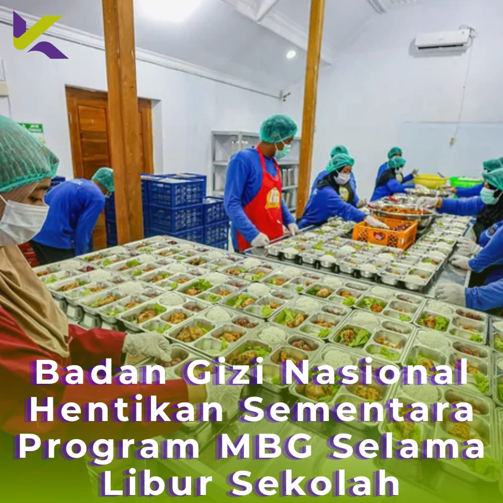 Badan Gizi Nasional Hentikan Sementara Program MBG Selama Libur Sekolah