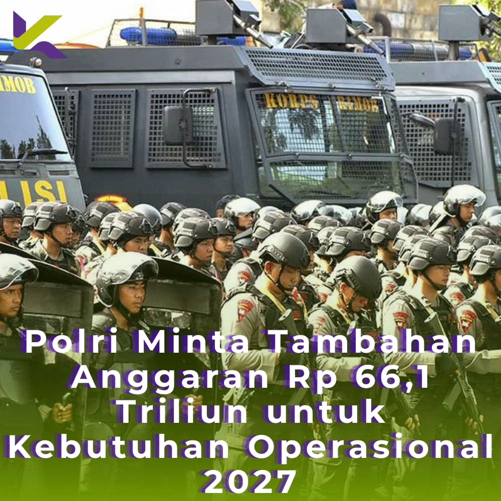 Polri Minta Tambahan Anggaran Rp 66,1 Triliun untuk Kebutuhan Operasional 2027