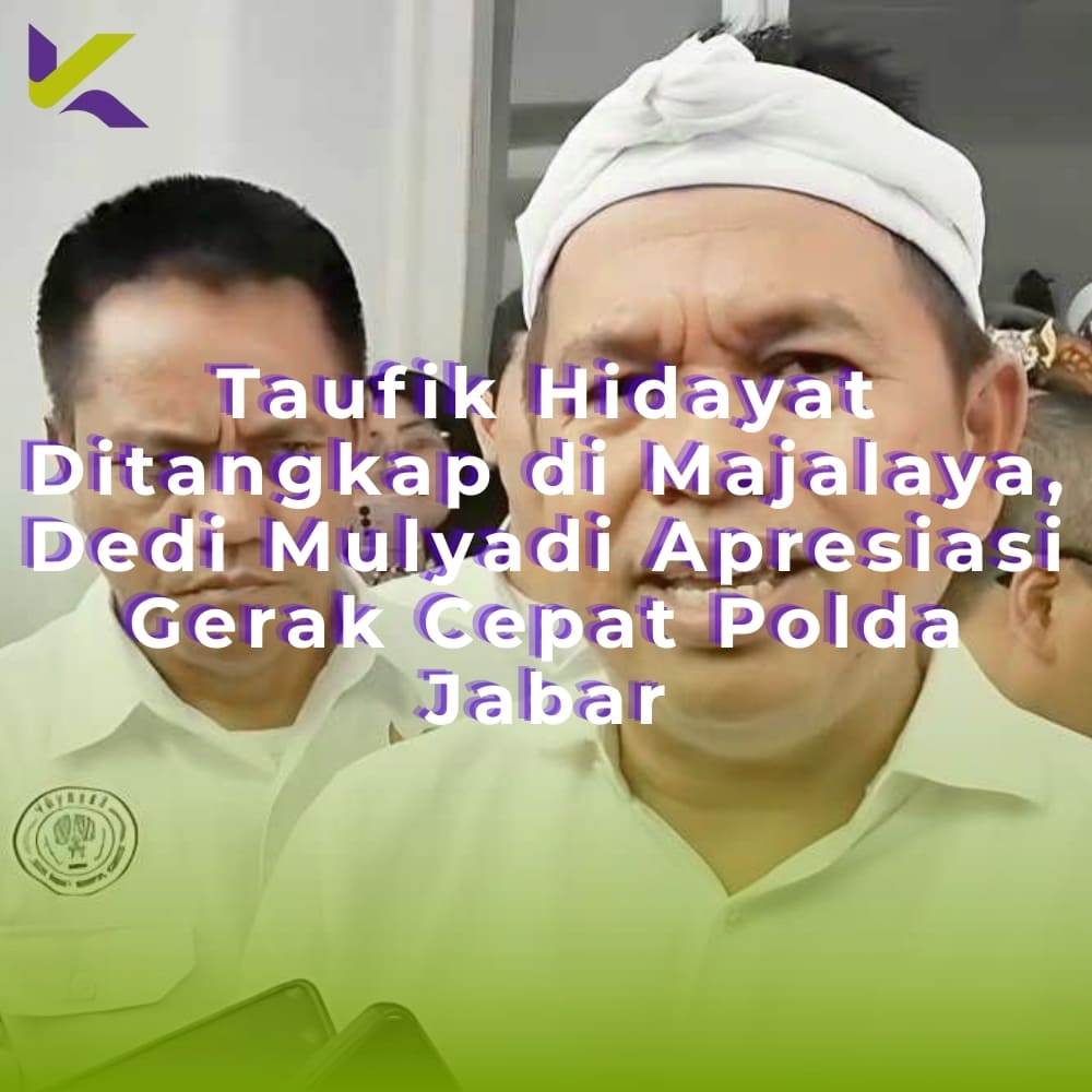 Taufik Hidayat Ditangkap di Majalaya, Dedi Mulyadi Apresiasi Gerak Cepat Polda Jabar