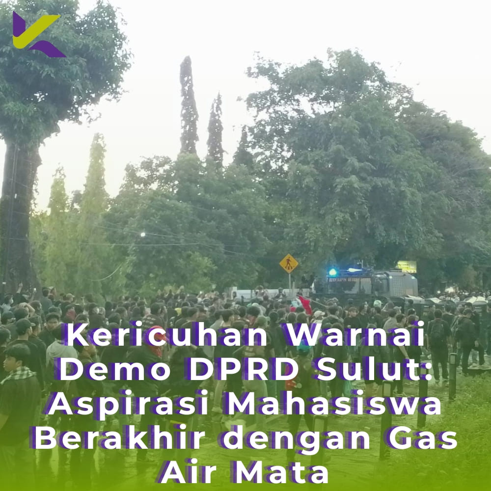 Kericuhan Warnai Demo DPRD Sulut: Aspirasi Mahasiswa Berakhir dengan Gas Air Mata