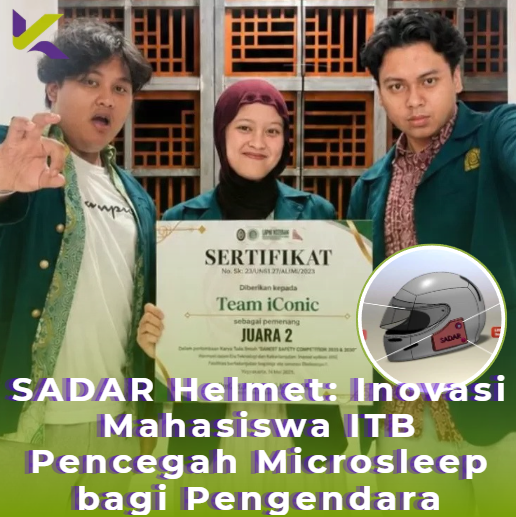 SADAR Helmet: Inovasi Mahasiswa ITB Pencegah Microsleep bagi Pengendara
