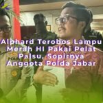 Alphard Terobos Lampu Merah HI Pakai Pelat Palsu, Sopirnya Anggota Polda Jabar