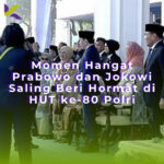 Momen Hangat Prabowo dan Jokowi Saling Beri Hormat di HUT ke-80 Polri