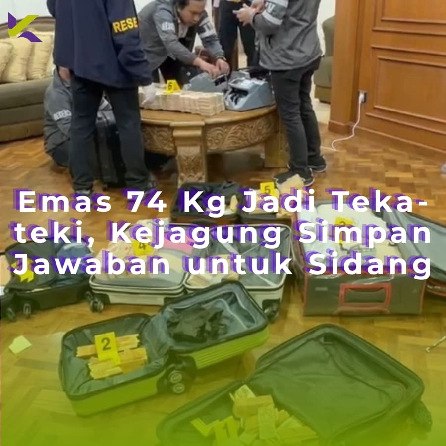 Emas 74 Kg Jadi Teka-teki, Kejagung Simpan Jawaban untuk Sidang