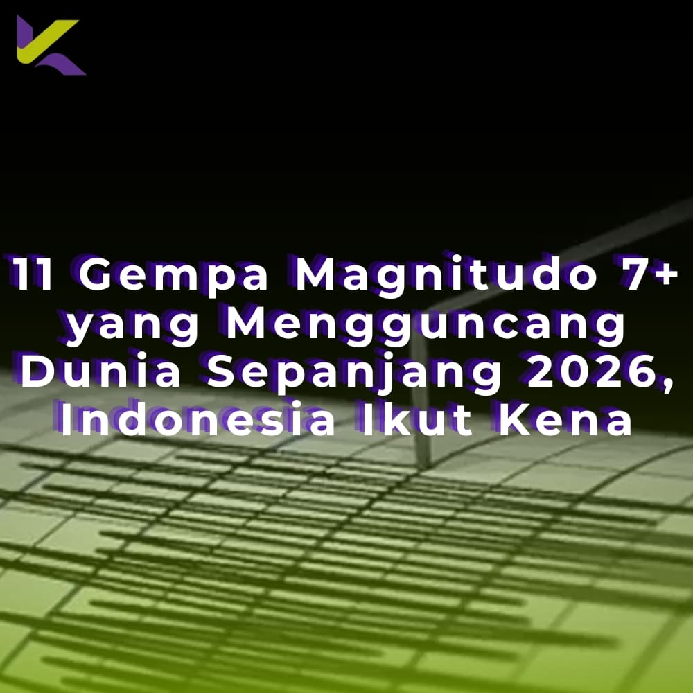 11 Gempa Magnitudo 7+ yang Mengguncang Dunia Sepanjang 2026, Indonesia Ikut Kena