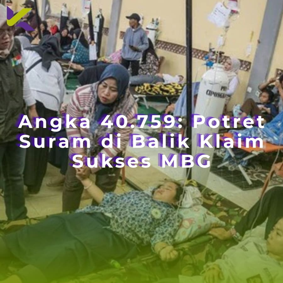 Angka 40.759: Potret Suram di Balik Klaim Sukses MBG