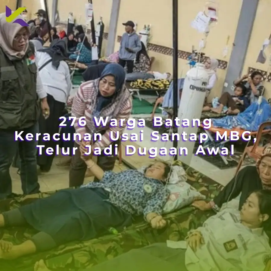 276 Warga Batang Keracunan Usai Santap MBG, Telur Jadi Dugaan Awal