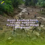 Banjir Bandang Solok Terjang Kompleks Perkantoran, 32 Warga Mengungsi
