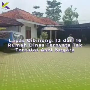 Lapas Cibinong: 13 dari 16 Rumah Dinas Ternyata Tak Tercatat Aset Negara
