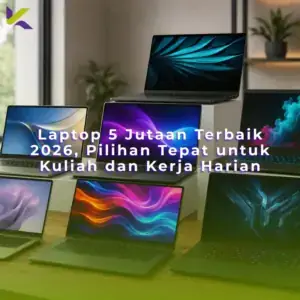 Laptop 5 Jutaan Terbaik 2026, Pilihan Tepat untuk Kuliah dan Kerja Harian