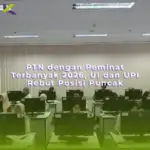 PTN dengan Peminat Terbanyak 2026, UI dan UPI Rebut Posisi Puncak