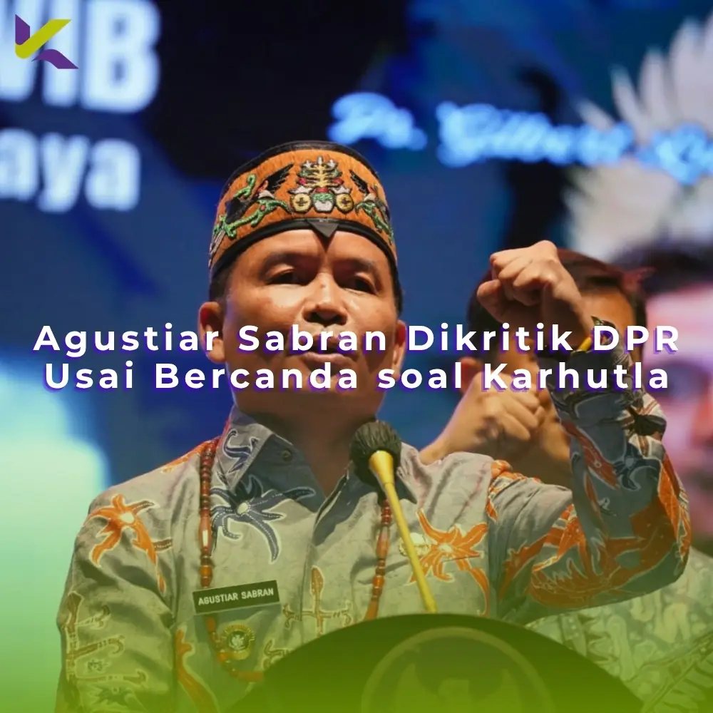 Agustiar sabran candaan karhutla