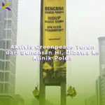 Aktivis Greenpeace Turun dari Bundaran HI, Dibawa ke Klinik Polda