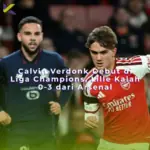 Calvin verdonk debut liga champions arsenal