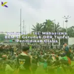 Demo Hari Ini: Mahasiswa BEM SI Geruduk DPR Tuntut Pendidikan Gratis