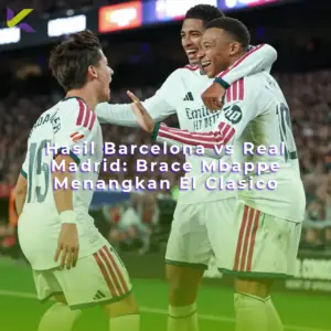 Hasil Barcelona vs Real Madrid: Brace Mbappe Menangkan El Clasico
