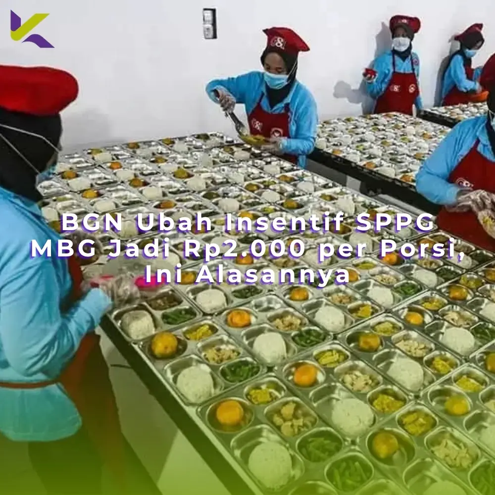 BGN Ubah Insentif SPPG MBG Jadi Rp2.000 per Porsi, Ini Alasannya