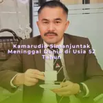 Kamarudin Simanjuntak Meninggal Dunia di Usia 52 Tahun