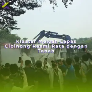 Klaster Mewah Lapas Cibinong Resmi Rata dengan Tanah