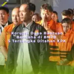 Korupsi dana bantuan bnpb lima tersangka kpk