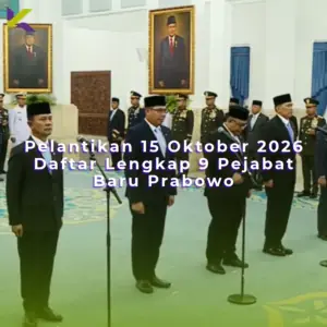 Pelantikan pejabat prabowo 15 oktober 2026