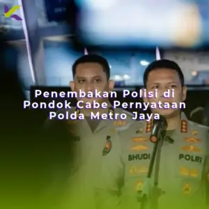 Penembakan Polisi di Pondok Cabe: Pernyataan Polda Metro Jaya