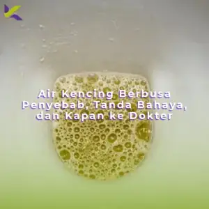 Air Kencing Berbusa Penyebab, Tanda Bahaya, dan Kapan ke Dokter