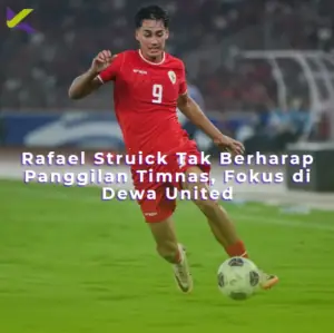 Rafael Struick Tak Berharap Panggilan Timnas, Fokus di Dewa United
