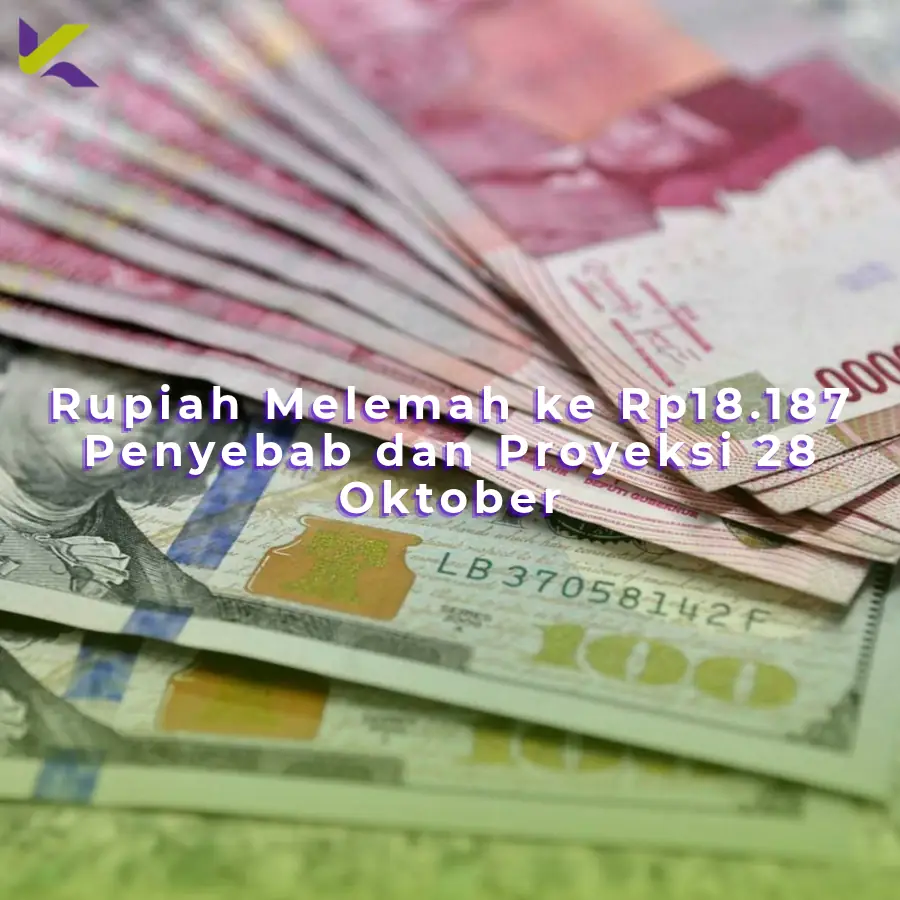 Rupiah Melemah ke Rp18.187: Penyebab dan Proyeksi 28 Oktober