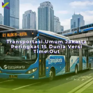 Transportasi umum jakarta peringkat 15 dunia