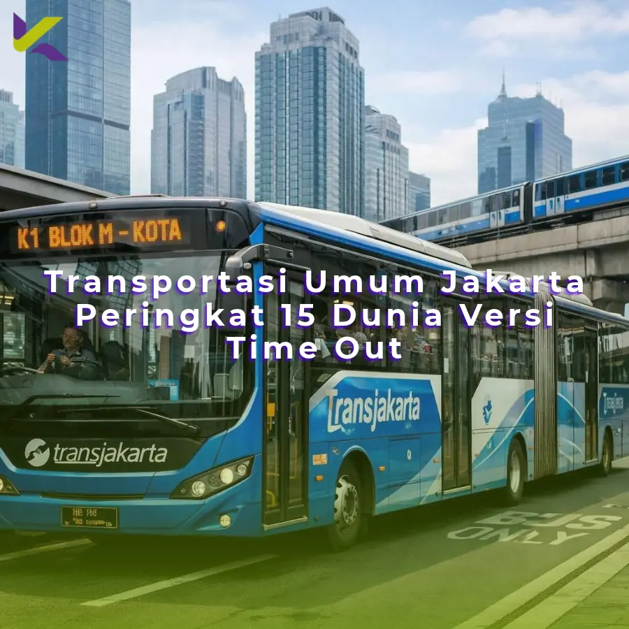 Transportasi umum jakarta peringkat 15 dunia